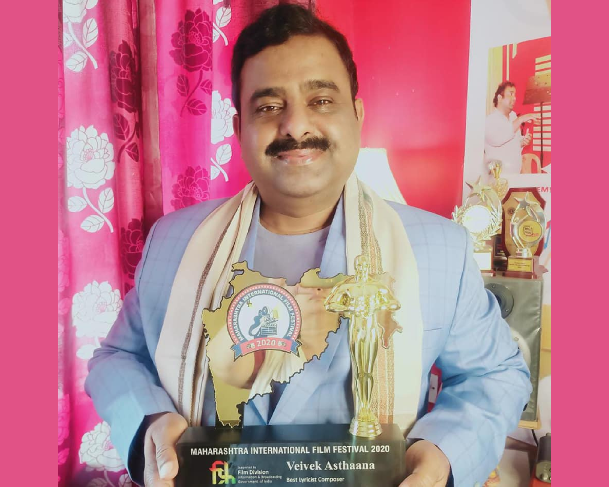 Best Music Composer and Lyricist Award in the Mahabharata International Film Festival 2020