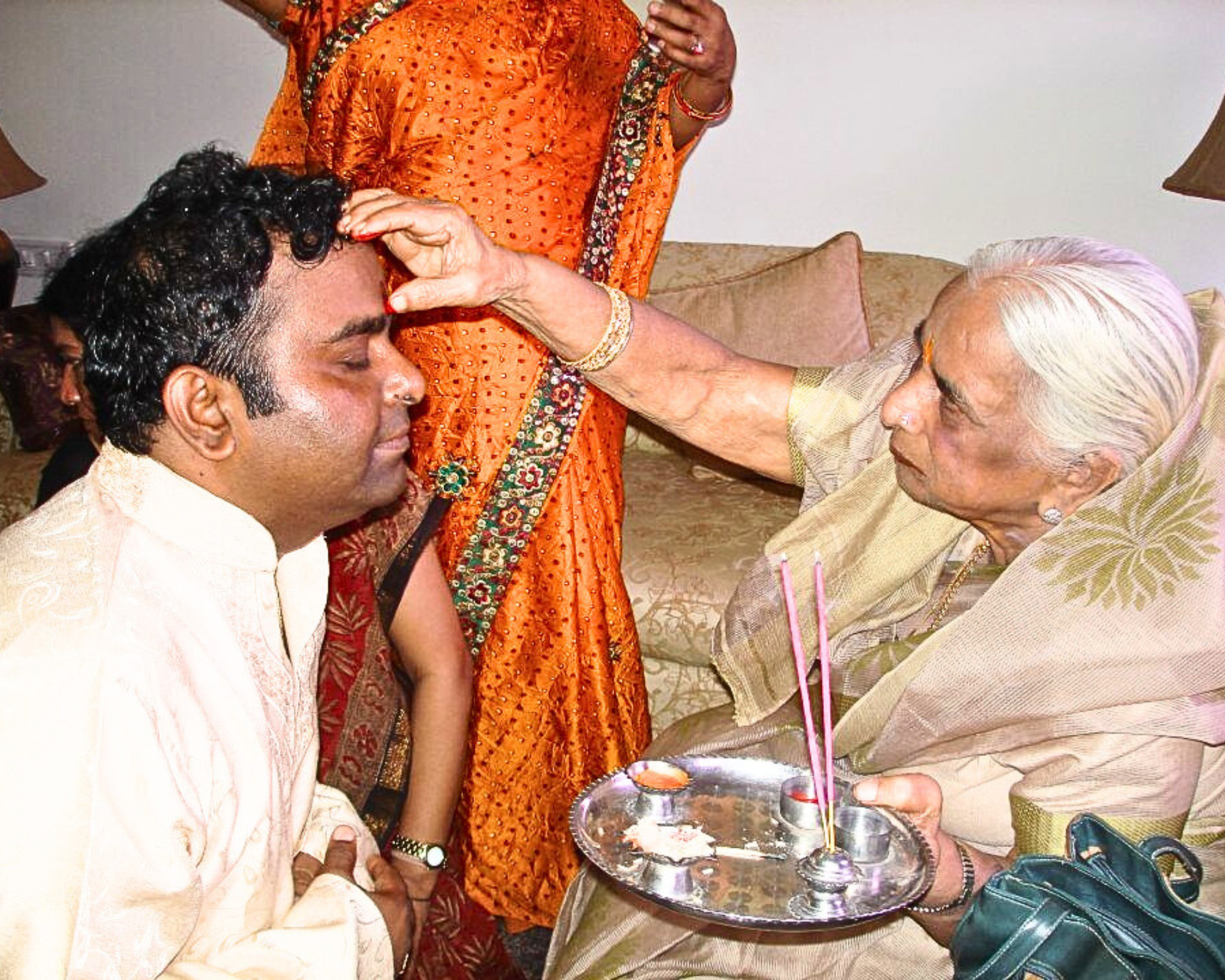 'Tilak' (blessings) by legend Padmavibhushan Girija Devi ji