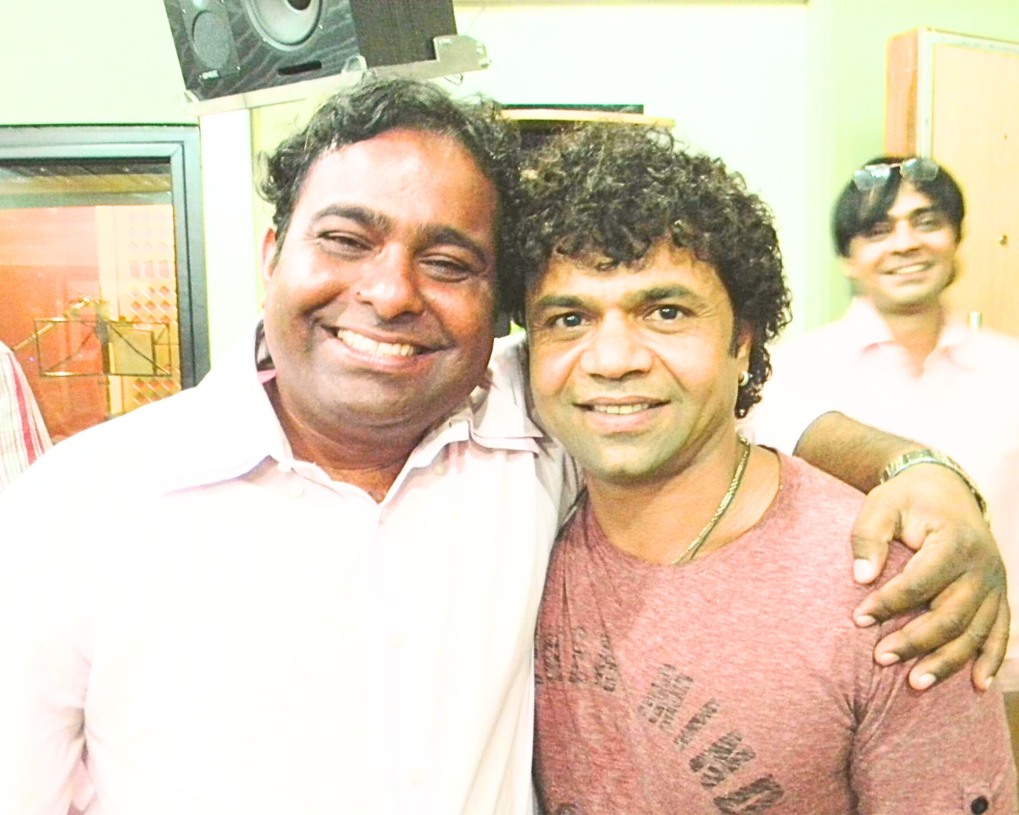 Rajpal Yadav and Veivek Asthaana in Empire Studio