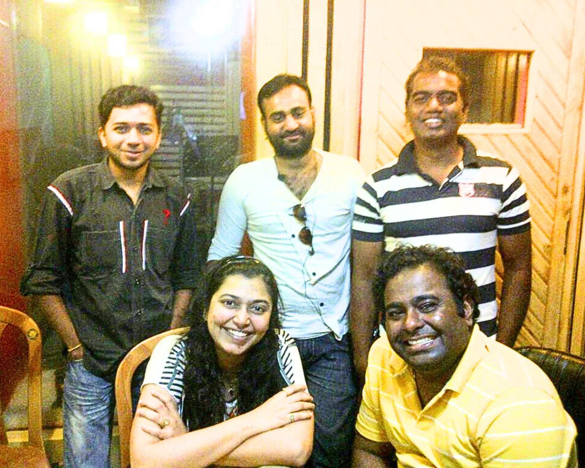 Neha Rajpal, Veivek Asthaana (sitting) Manndar Cholkar, Adarsh Jain, Sunam Panigrahi (standing)