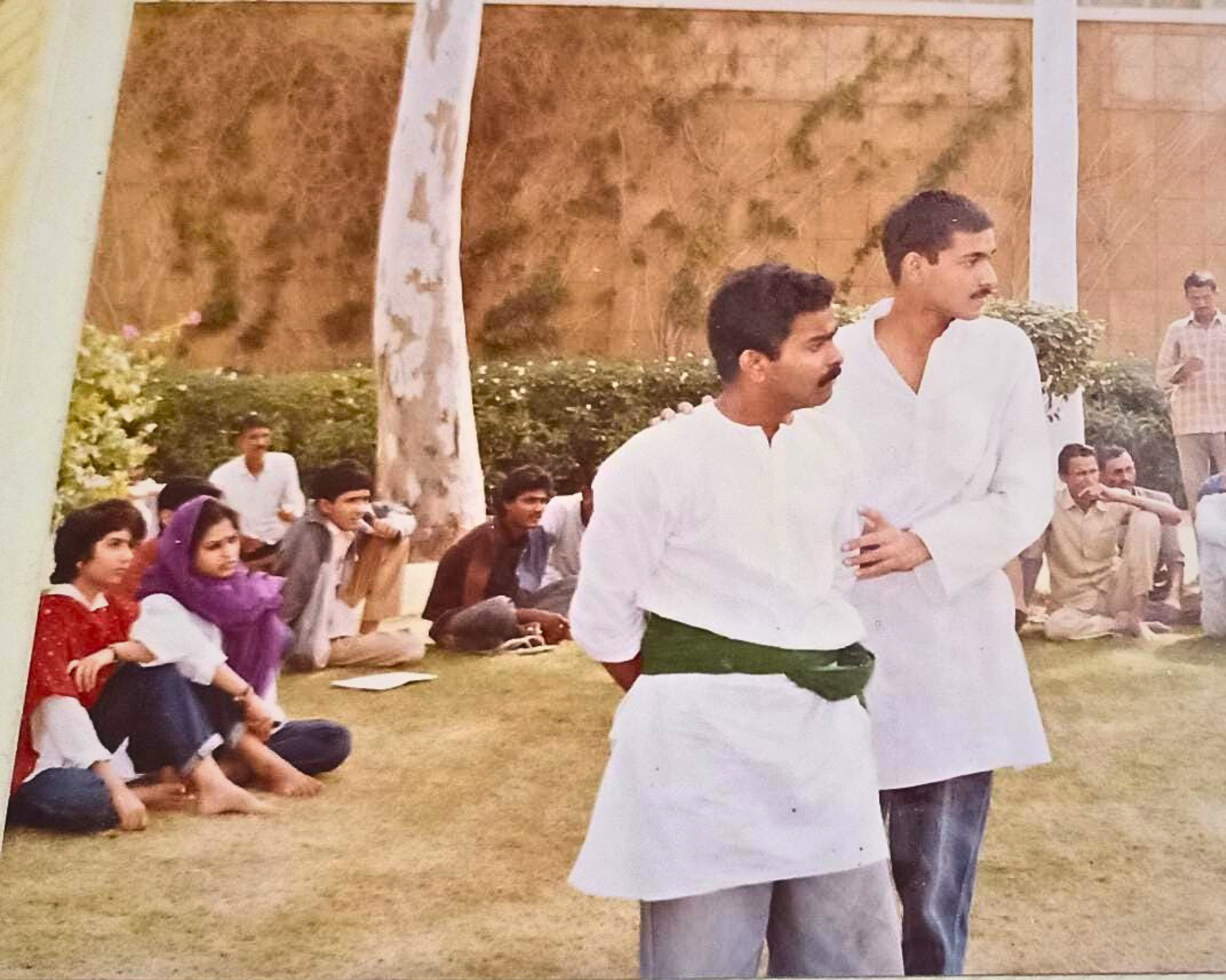 Veivek Asthaana in multi awards winning street play alongwith the noted editor Ranjeet Bahadur in National Youth Festival in 92. Veivek Asthaana directed this play as well