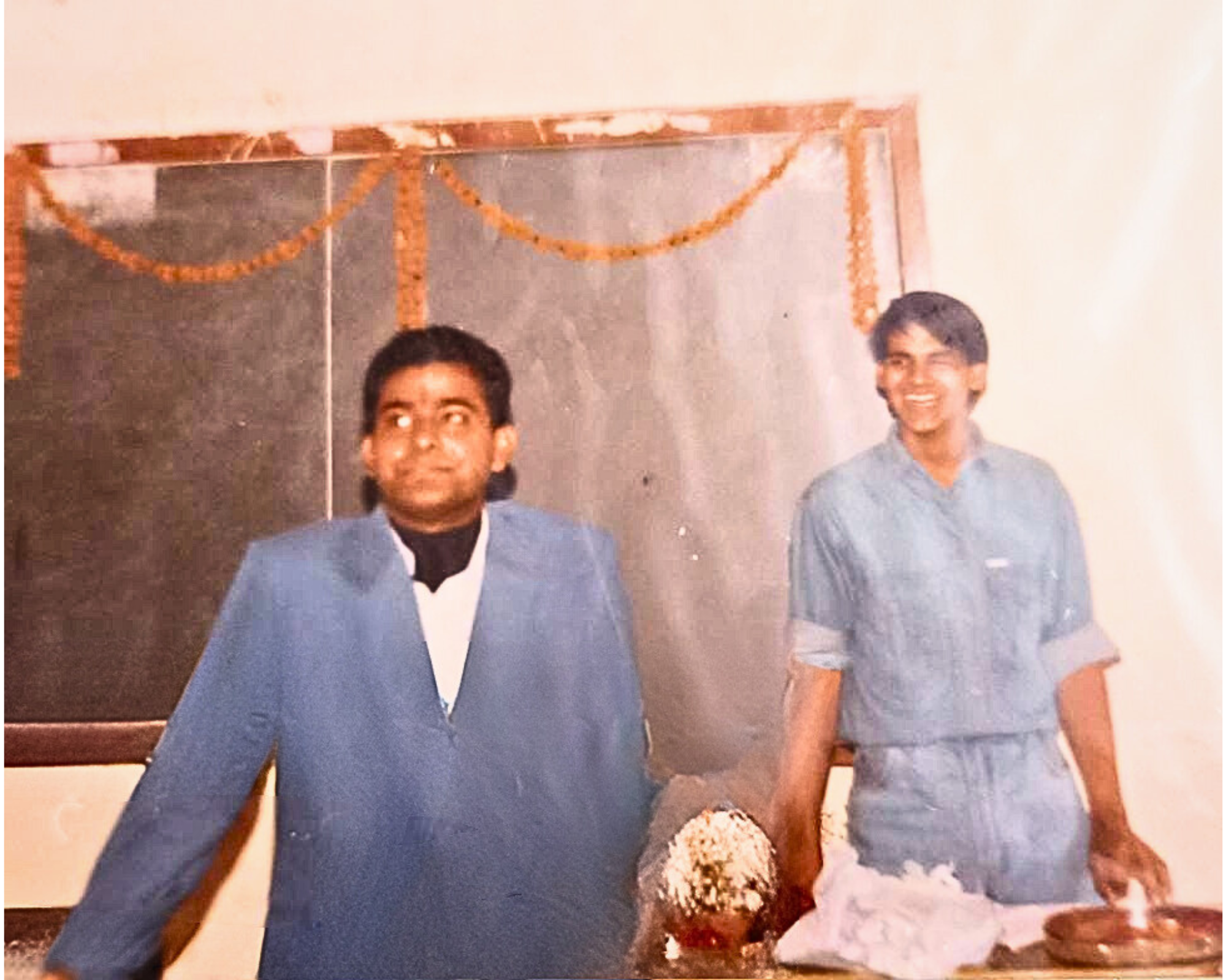 Veivek Asthaana being given farewell in Hansraj College after he became graduate