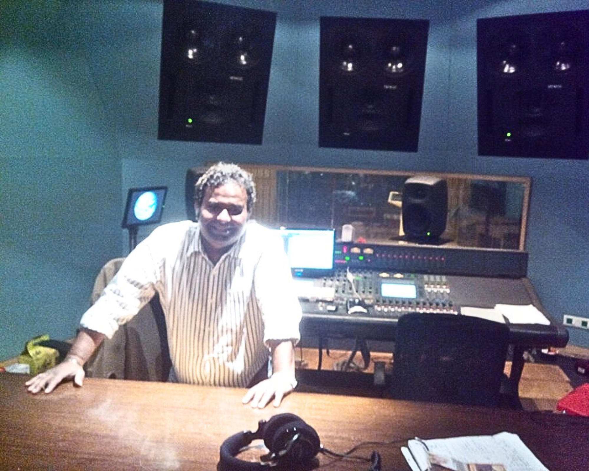 Music creation at Yashraj Studio