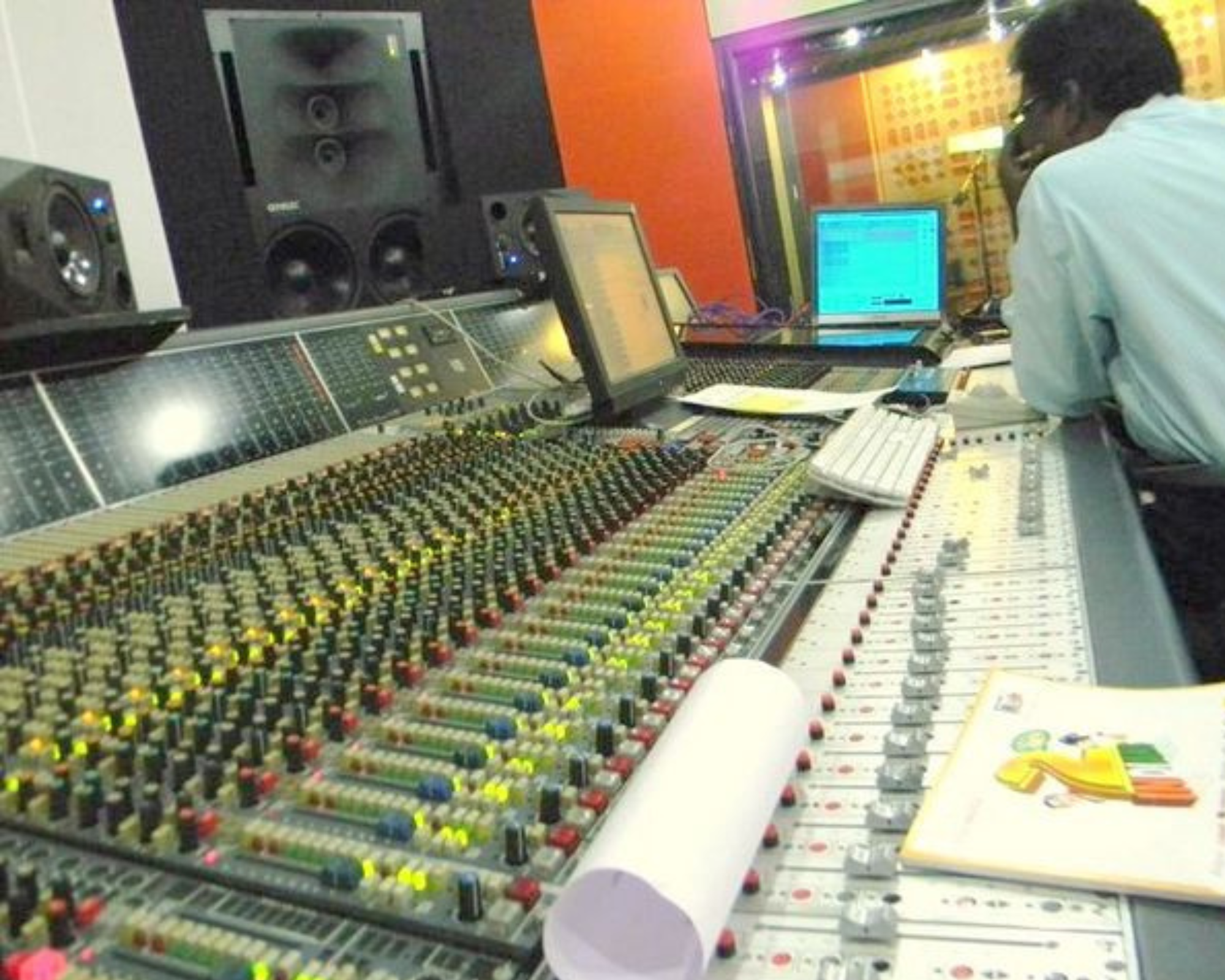 Song mixing at the Empire Studio