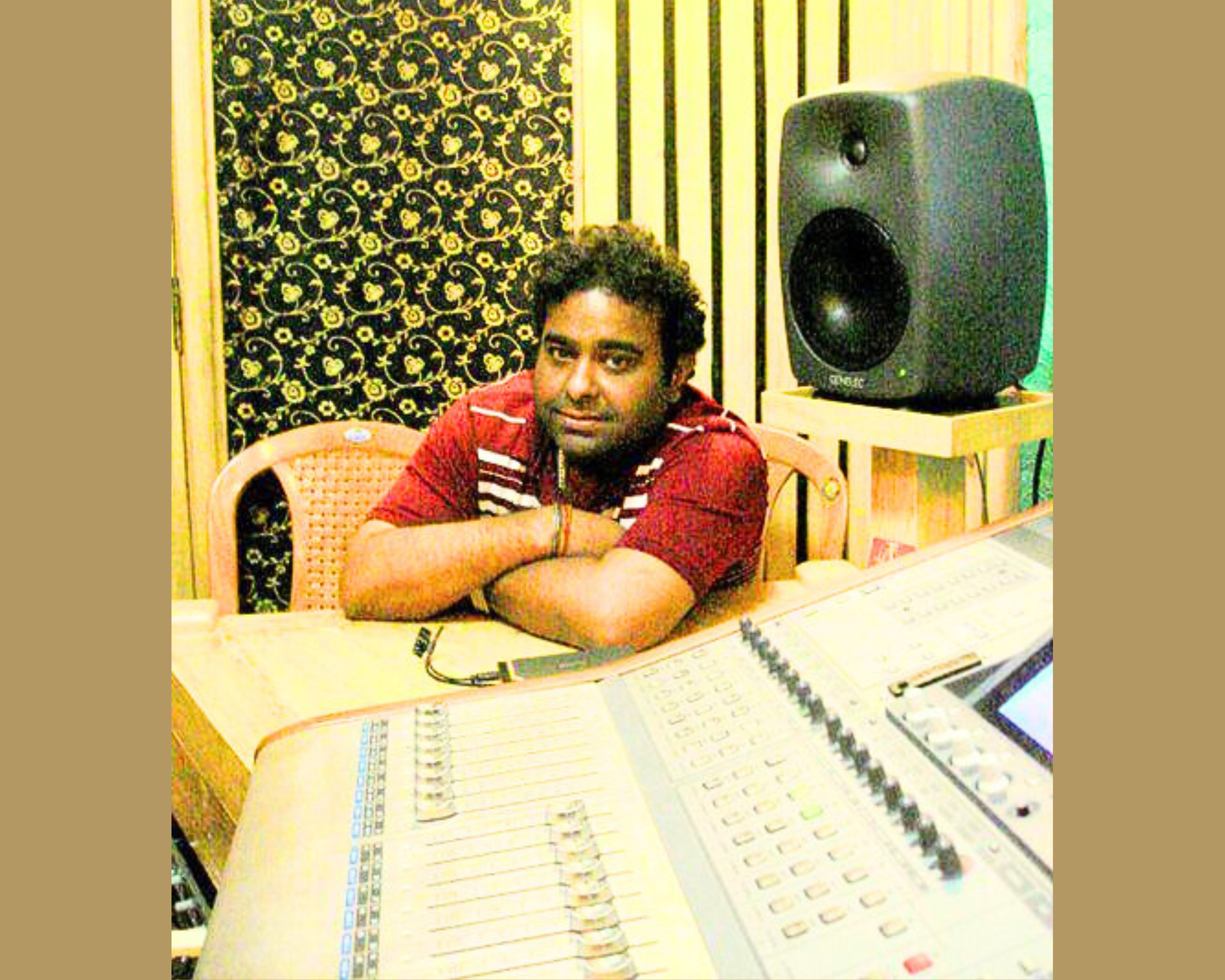 During some break in recording session