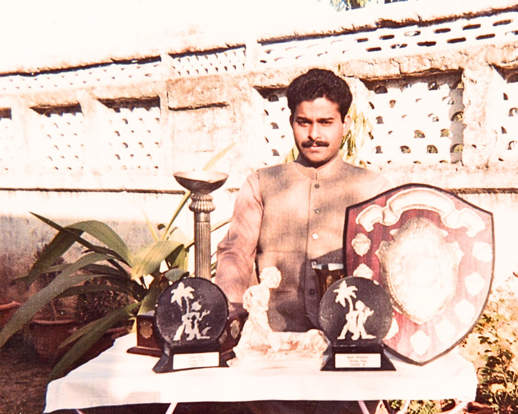 Enjoying the company of different awards won at different competitions and festivals