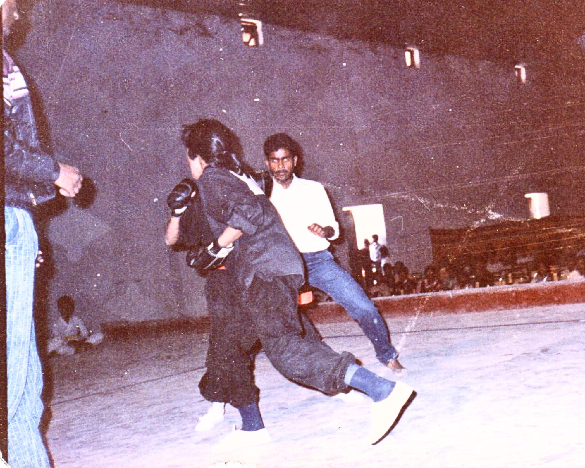 Veivek Asthaana as a judge in a martial arts competition